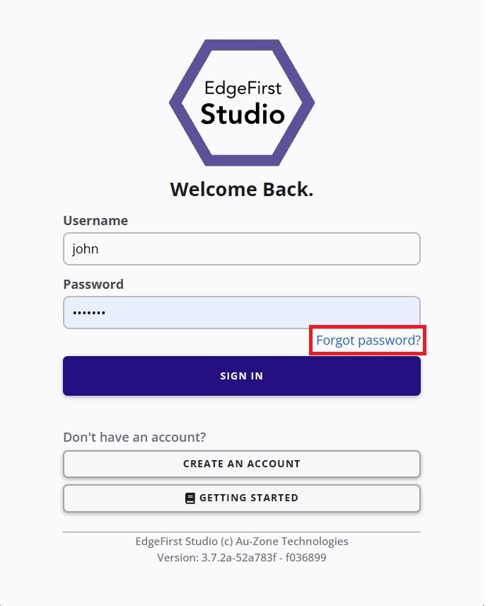 Forgot Password