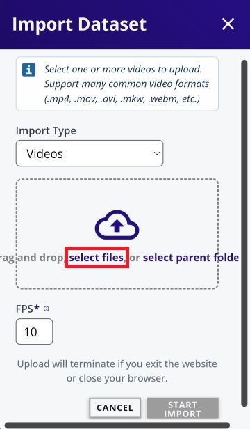 Select Video File