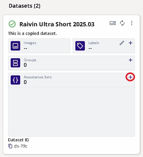 Create Annotation Set