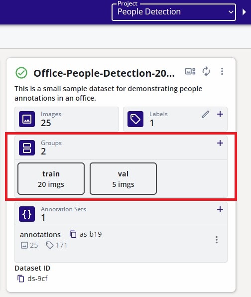 Dataset Groups