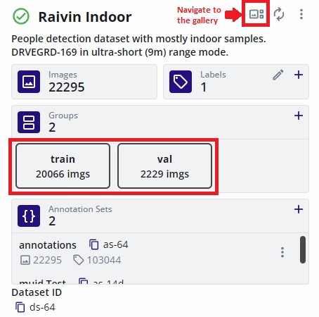 Dataset Groups