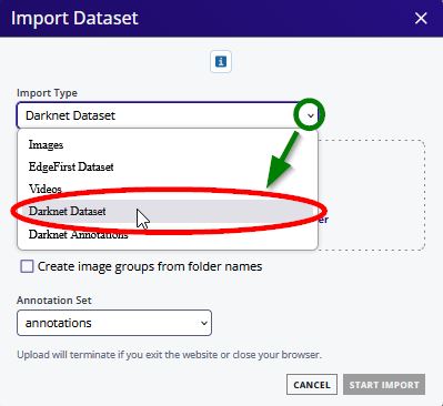 Darknet Dataset Option