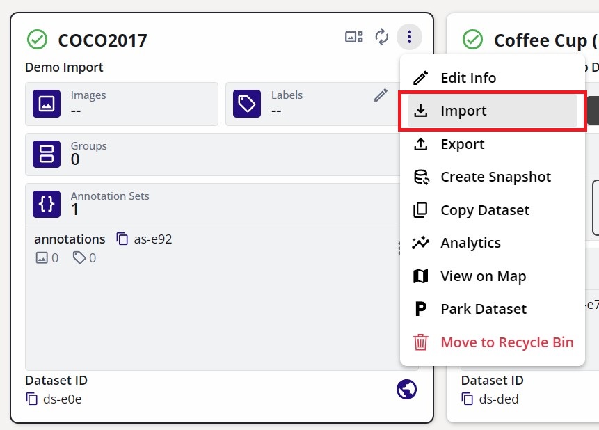 Import Option