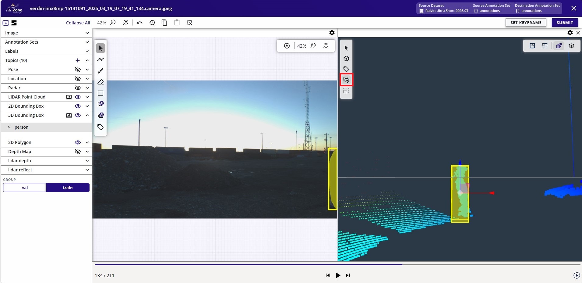 Translate 3D Annotations
