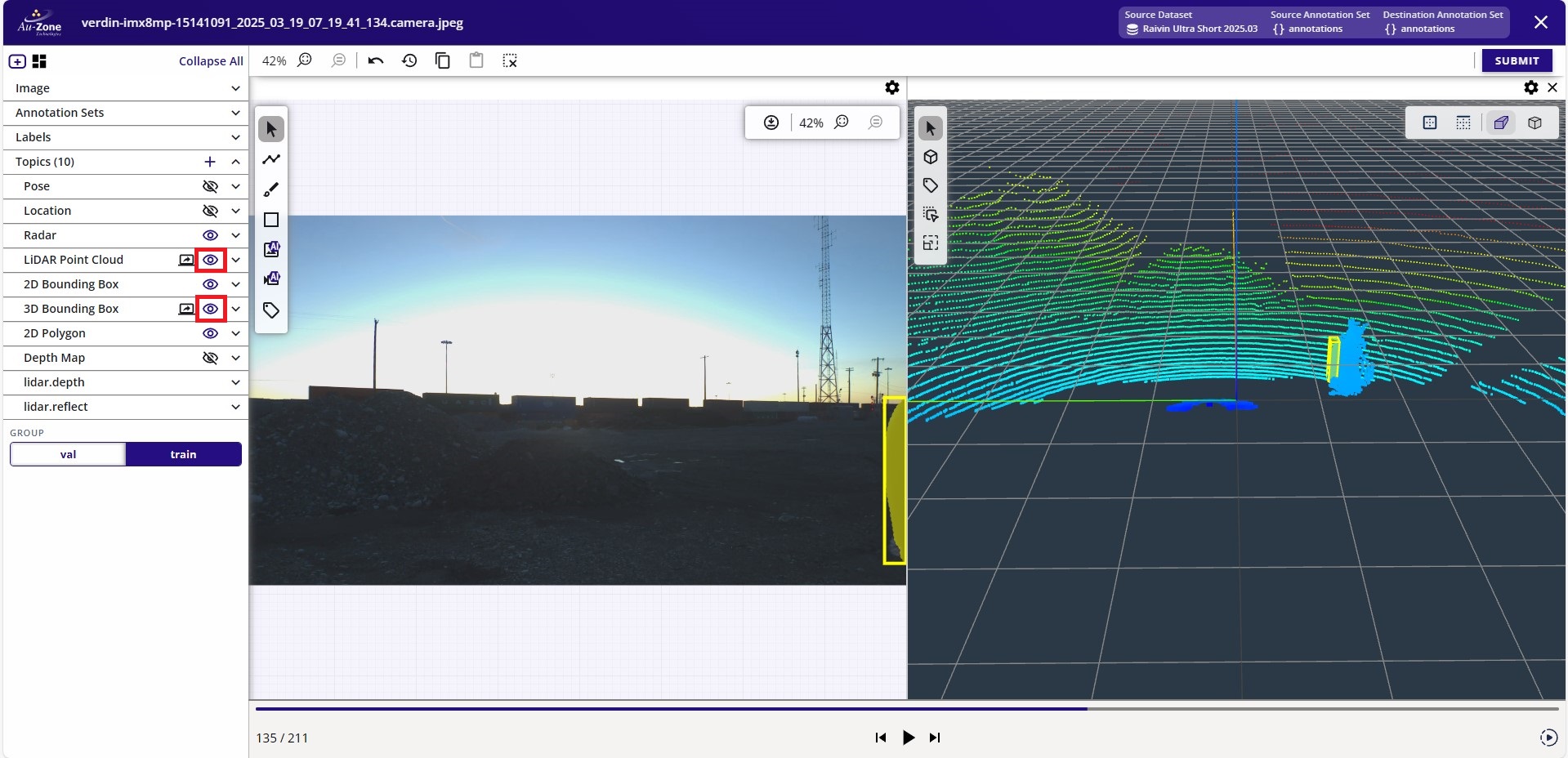 Visible 3D Annotations