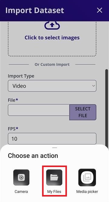 Android Select File Options
