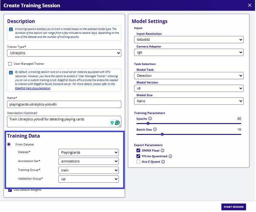 Select a Dataset