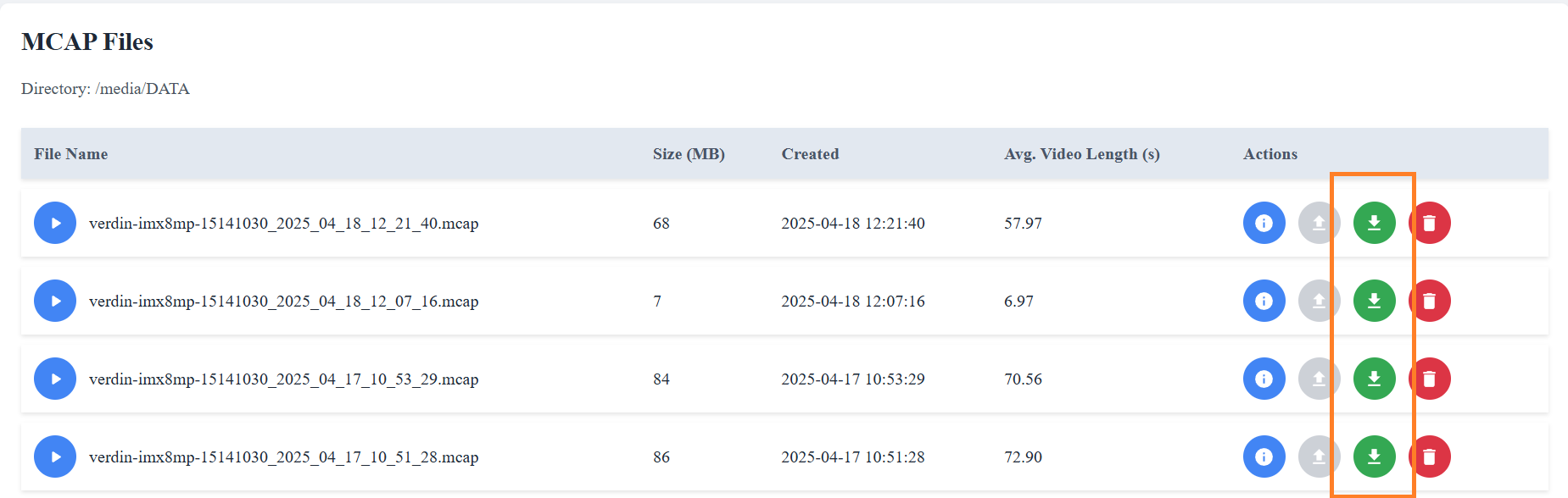 Download MCAP
