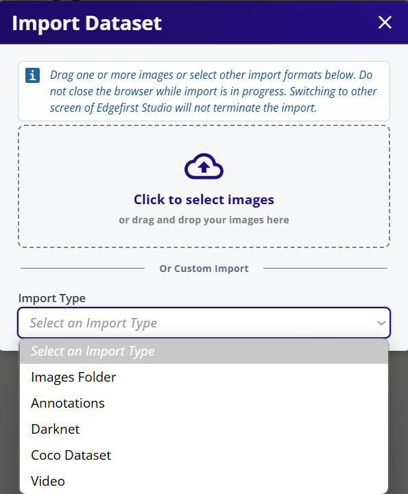 Import Dialog