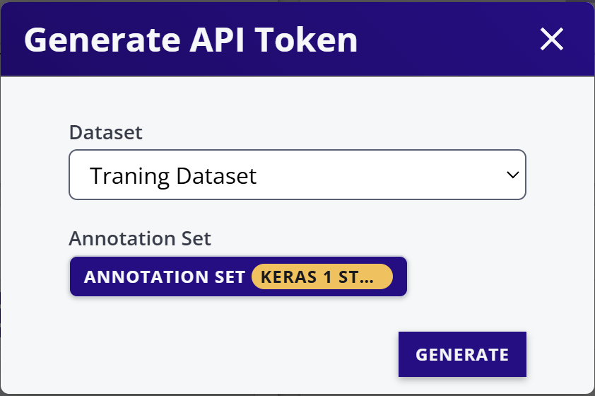 Generate an API Token