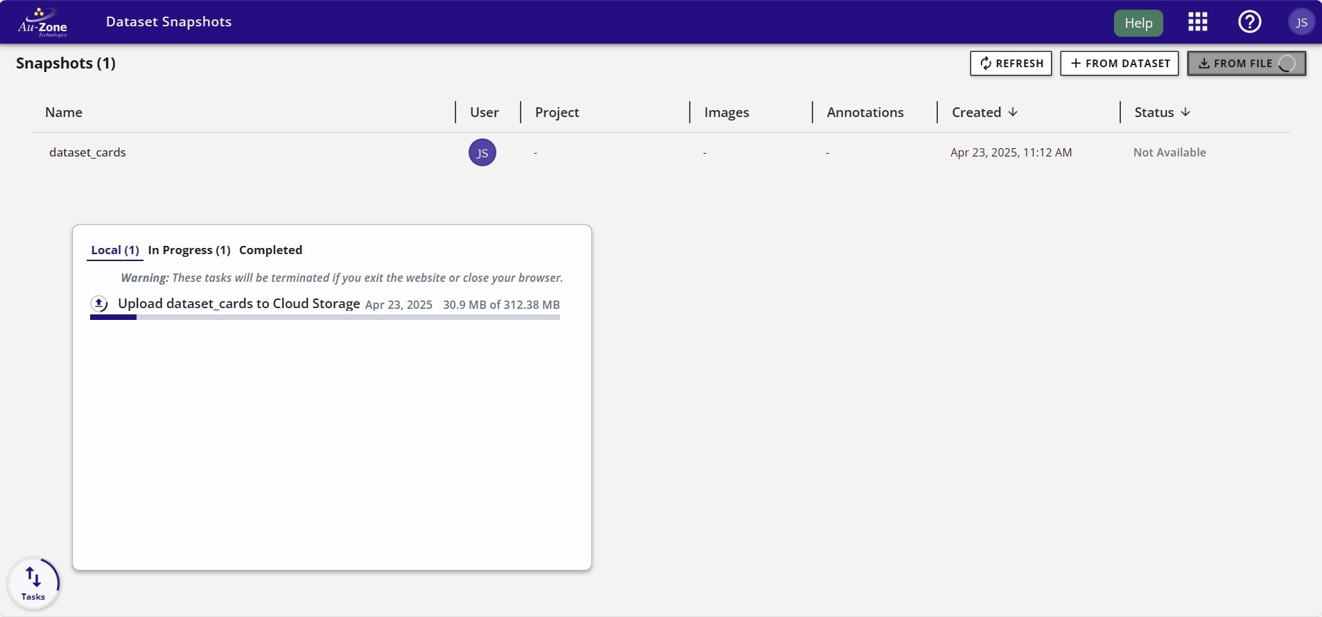 Import Progress