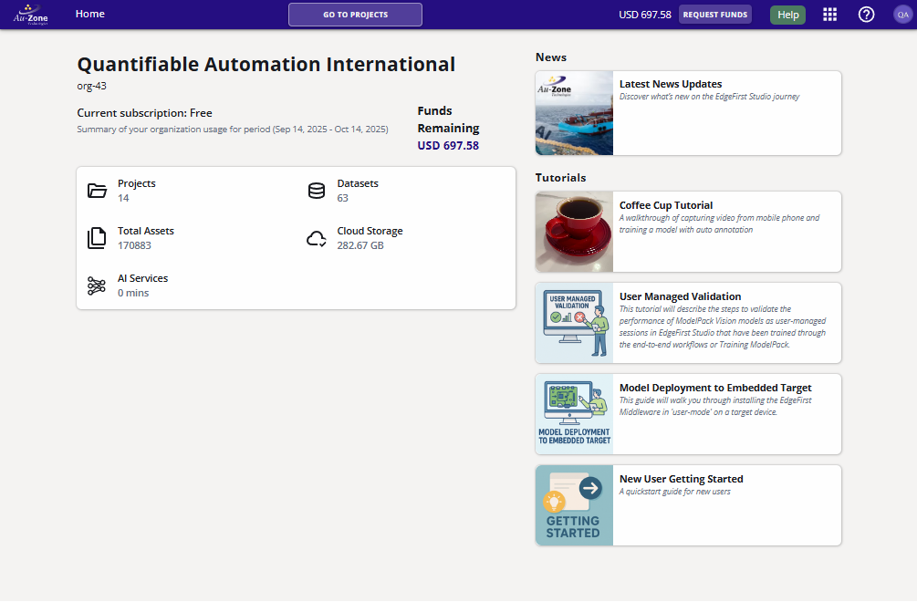 Starting Page