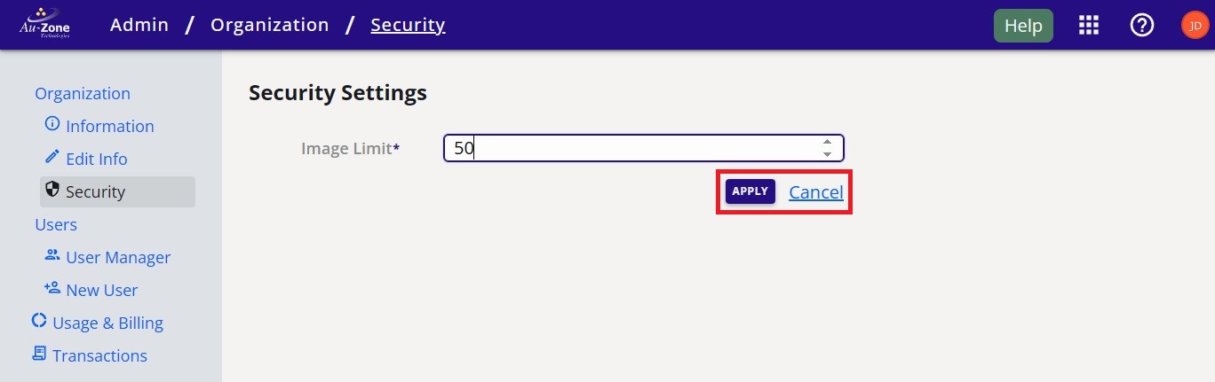 Set Image Limit