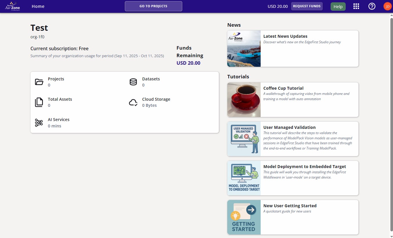 Starting Page