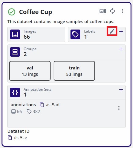 Edit Labels