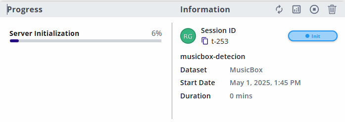 Training Session Progress