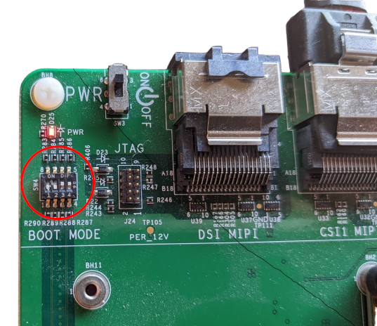DIP Switches Set to 0011