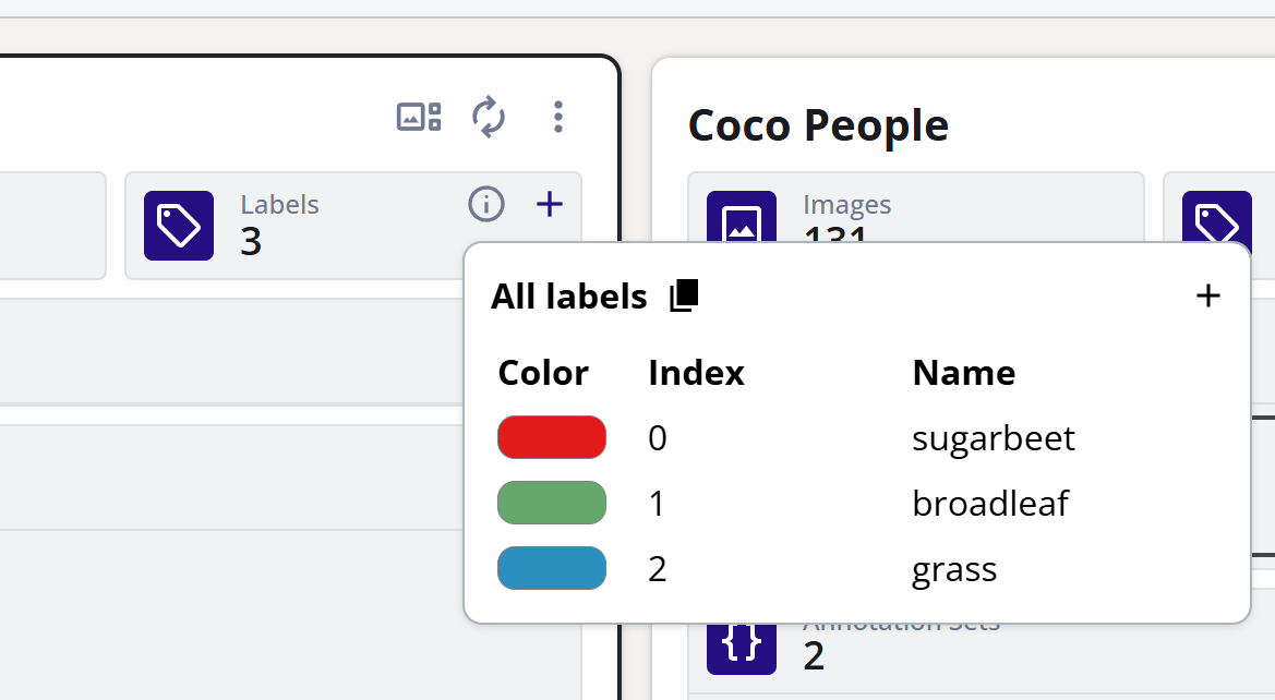 Editing Labels