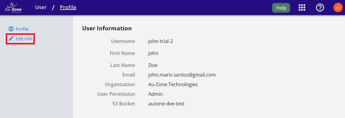 Edit Profile Button