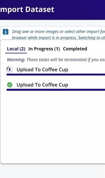 Image Import Progress