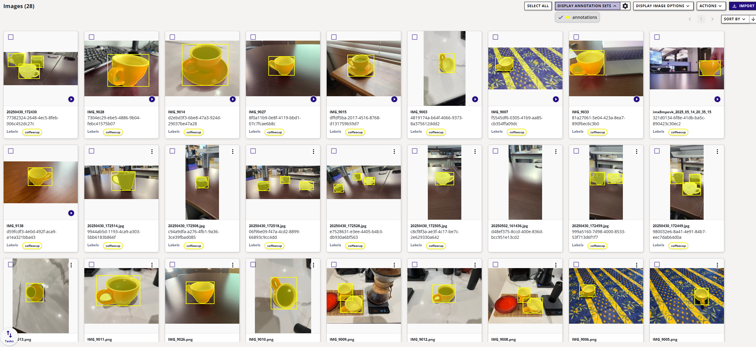 Coffee Cup Dataset Gallery