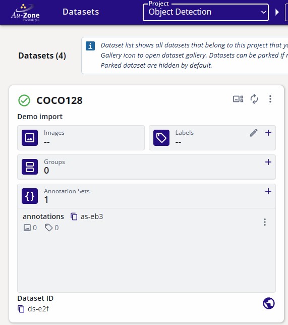 COCO128 Dataset Container