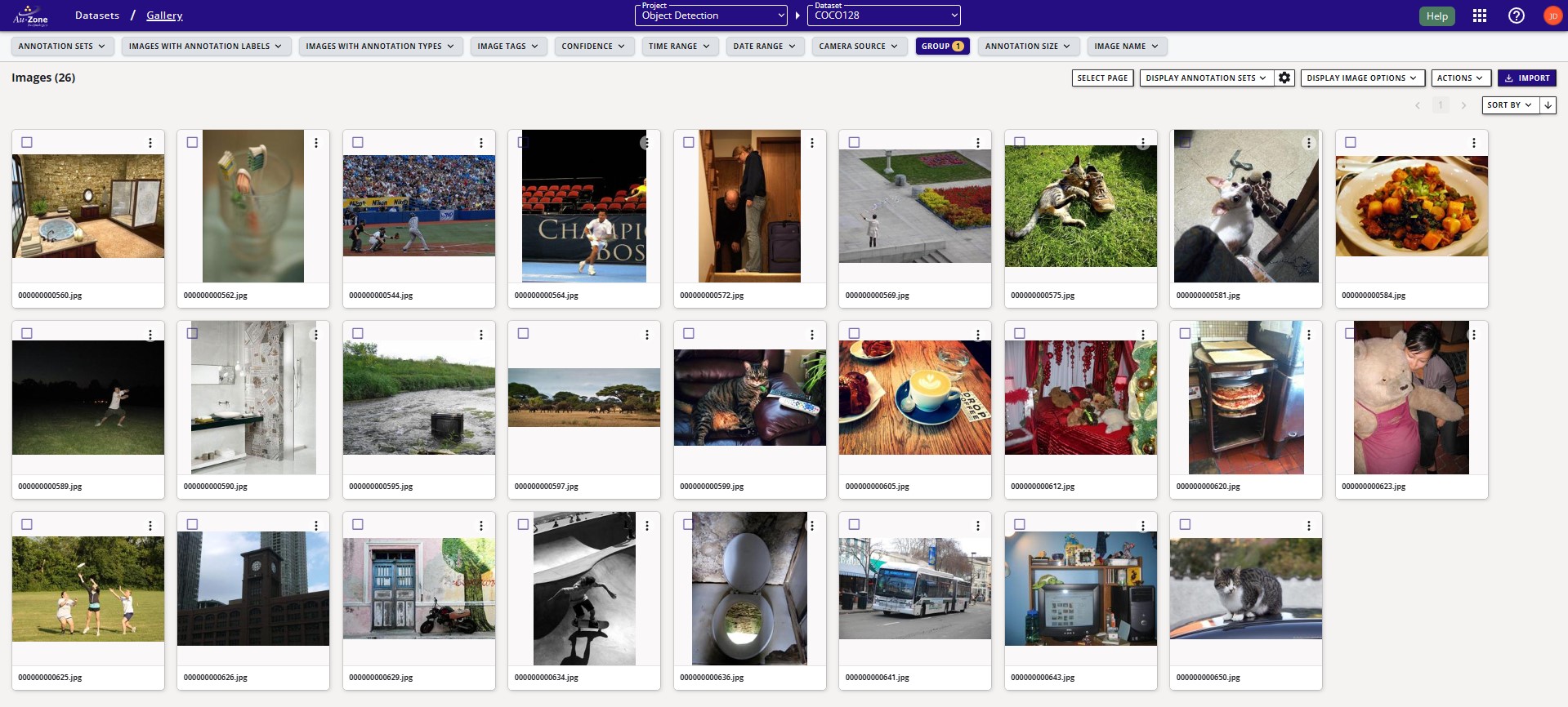Validation Samples in Studio