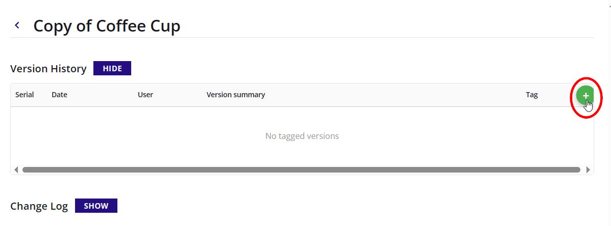 Tag Dataset Button