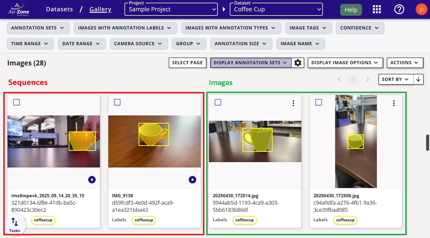 Sequences and Images