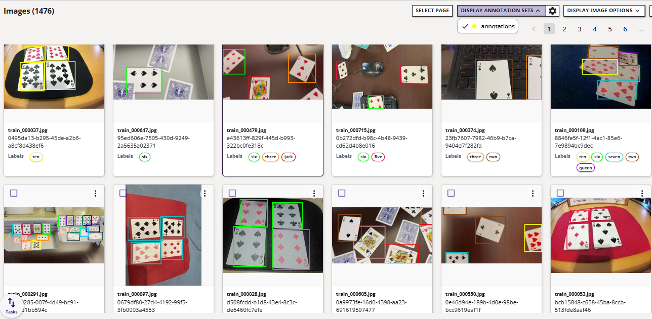 Playing Cards Dataset Gallery