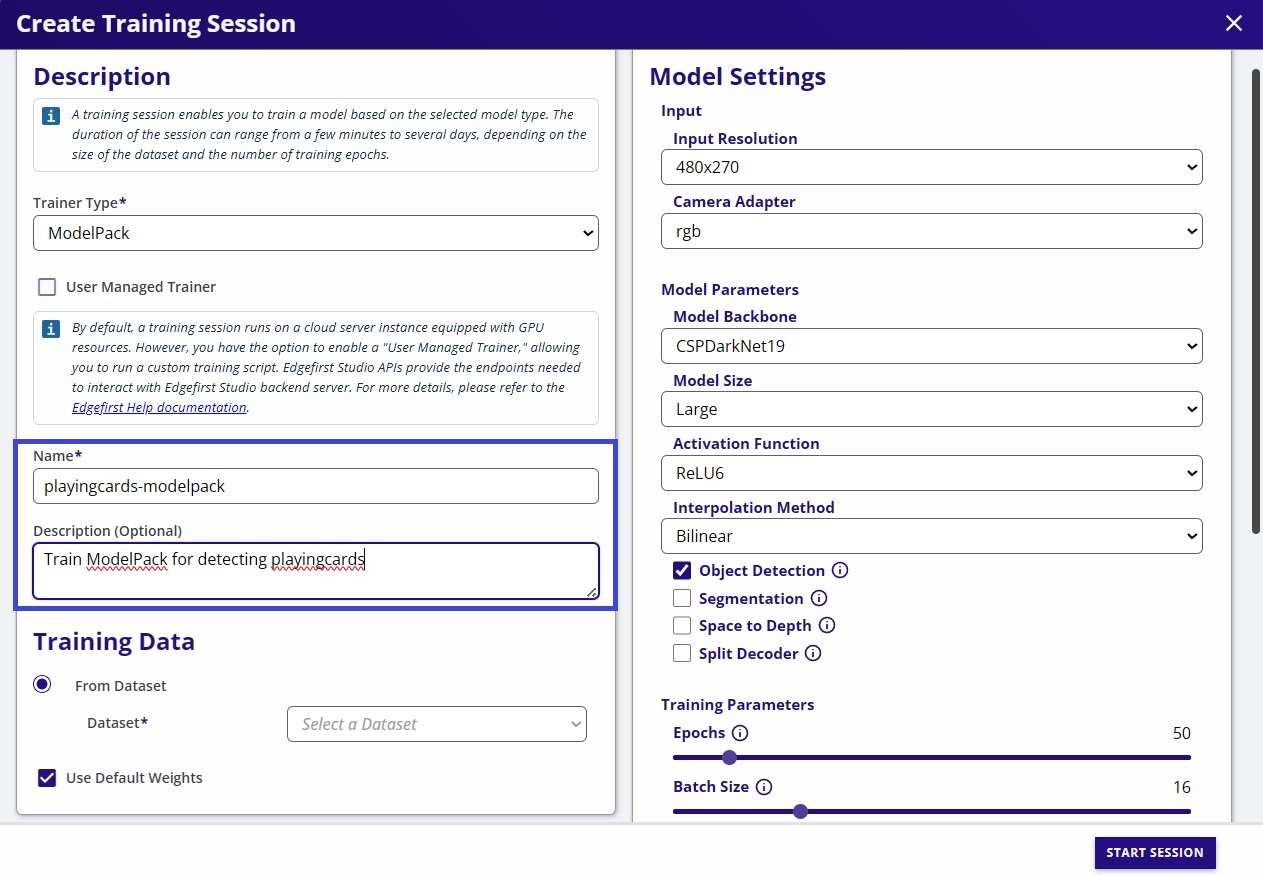 Set Name and Description