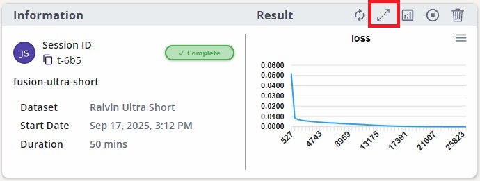 Training Session Attributes