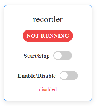 Recording Service