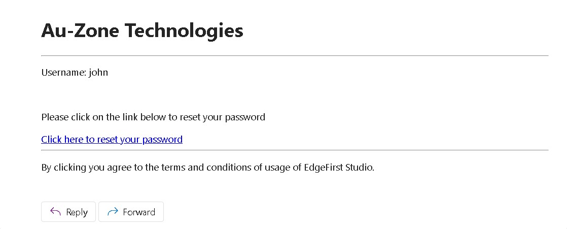 Resetting your Password