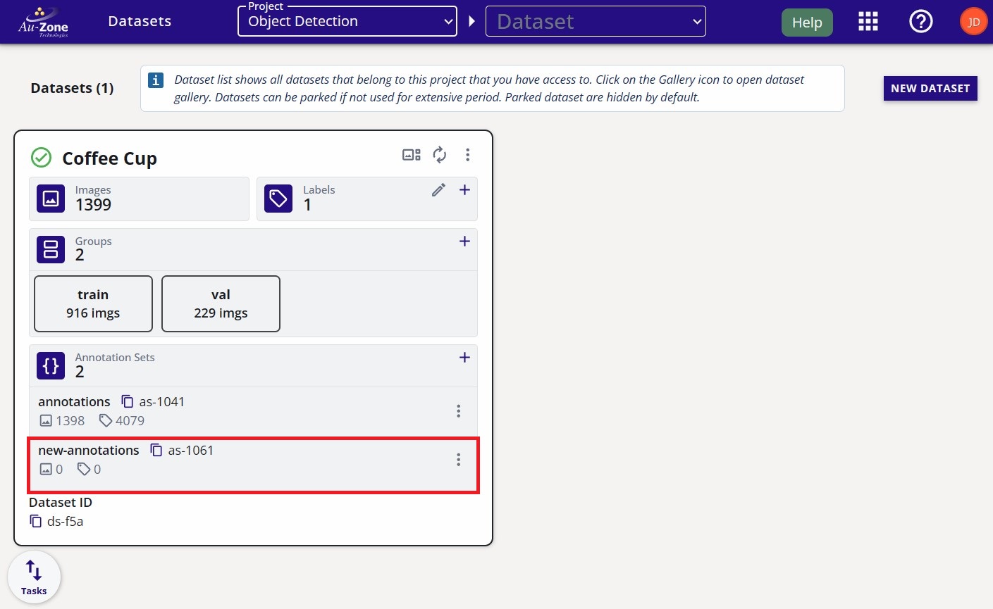 New Annotation Set