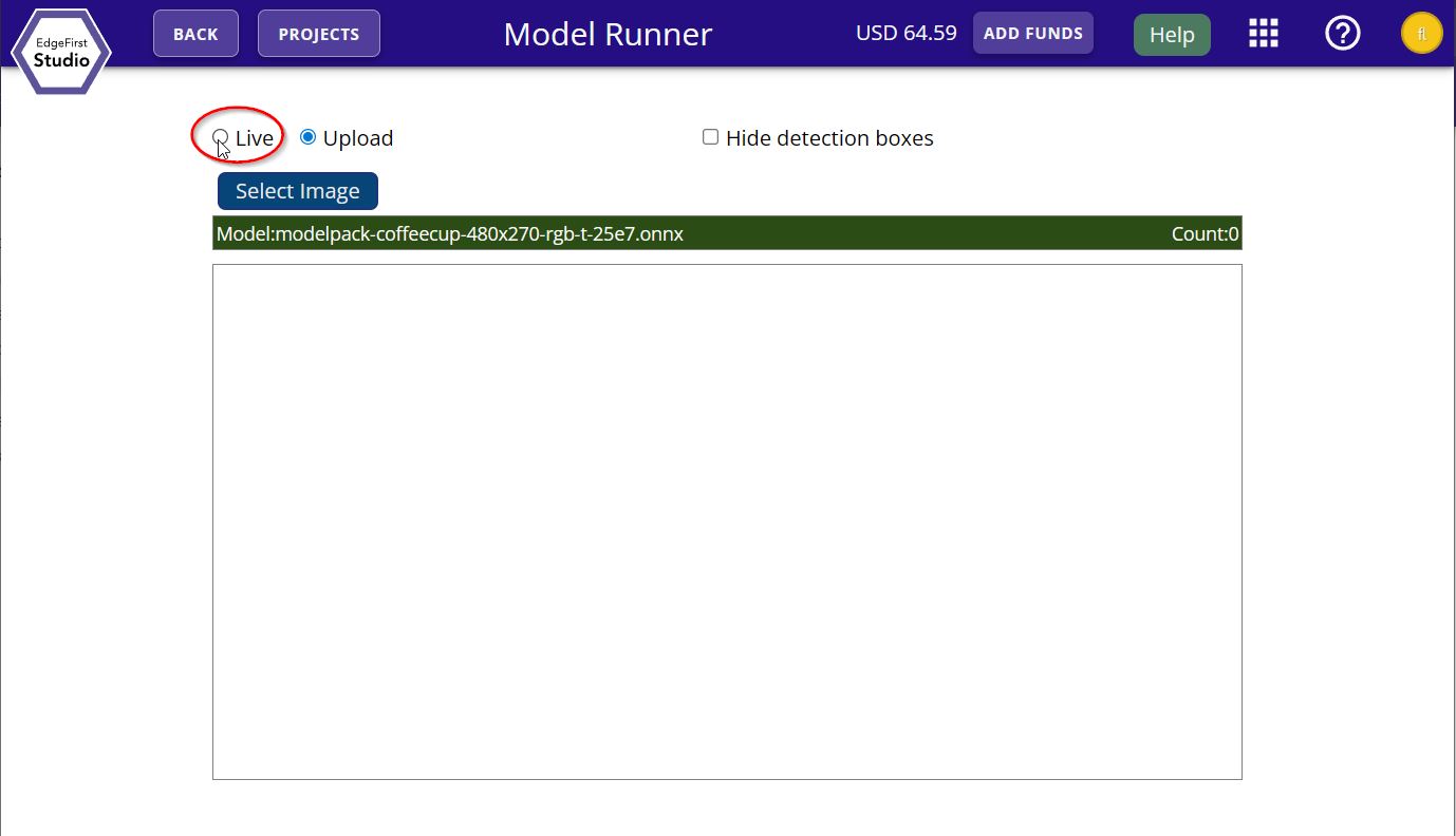 Live Inference Option