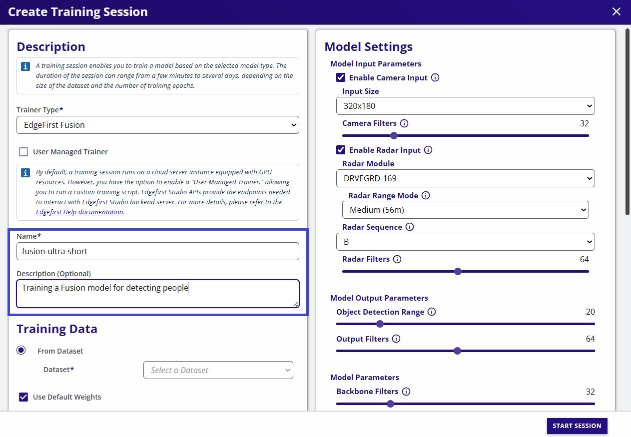 Set Name and Description