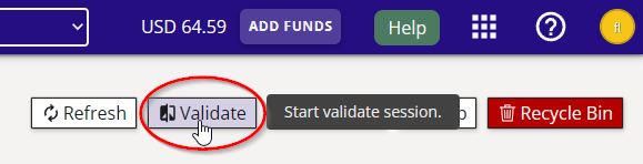 Validate Button