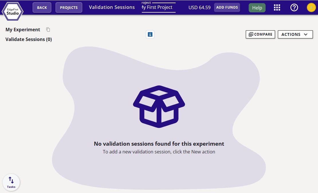 Validate Sessions Page