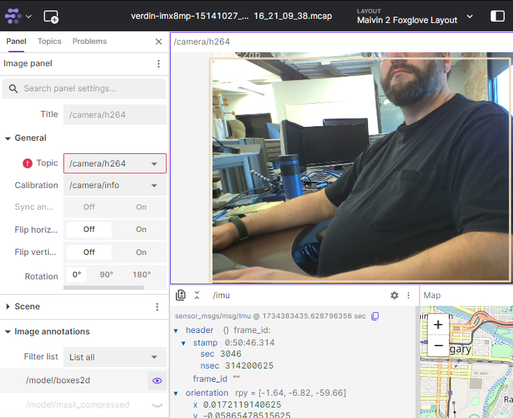 Foxglove Detect Boxes Enabled