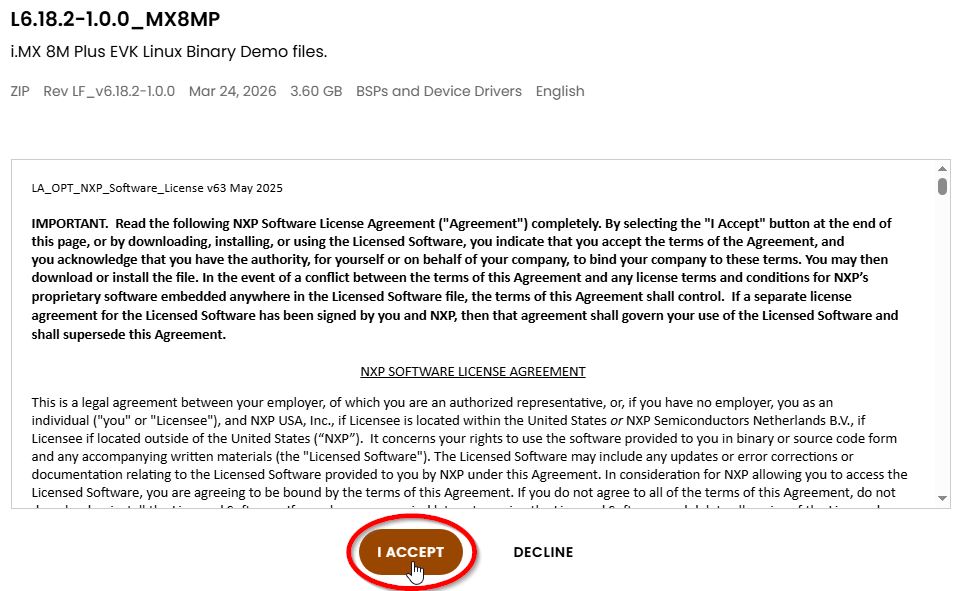 NXP License Agreement