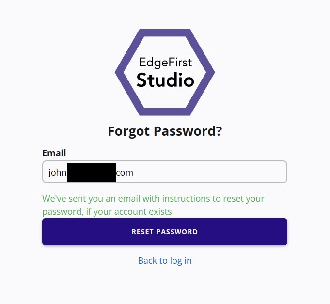 Resetting your Password